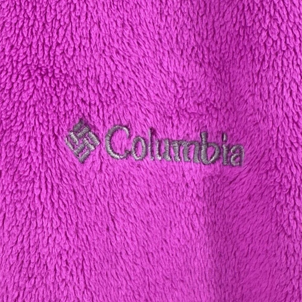 Columbia Jacket Womens Size‎ XL Pink Fleece Logo Full-Zip - Picture 9 of 16